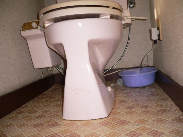 栃木小山 トイレ床張替前